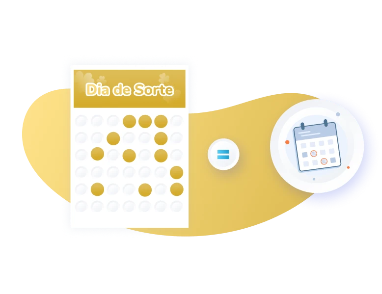 Ganhos multiplicados da Dia de Sorte Dia de Sorte