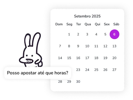 Coelho com data do sorteio para 6 de setembro